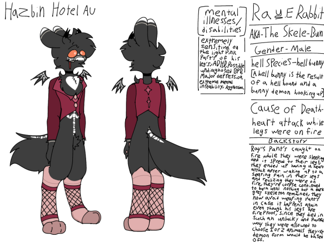 Hazbin Hotel AU Raybit V2