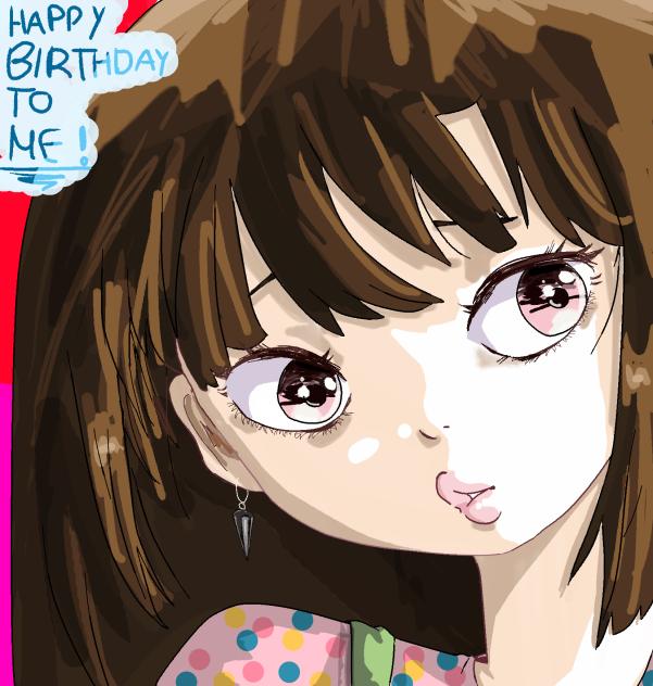 My Birthday art 🎉🎂🎈❤️