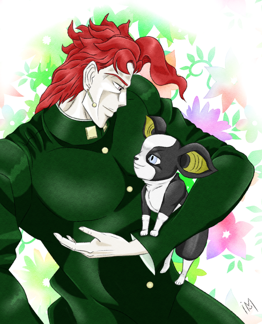 原作版  ジョジョの奇妙な冒険  第3部  花京院とイギー1