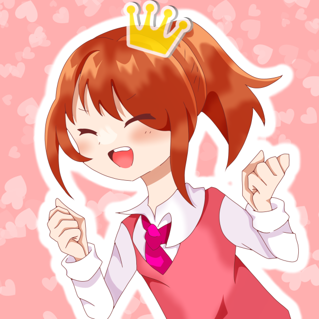フリーアイコン1！！ピンクの女の子