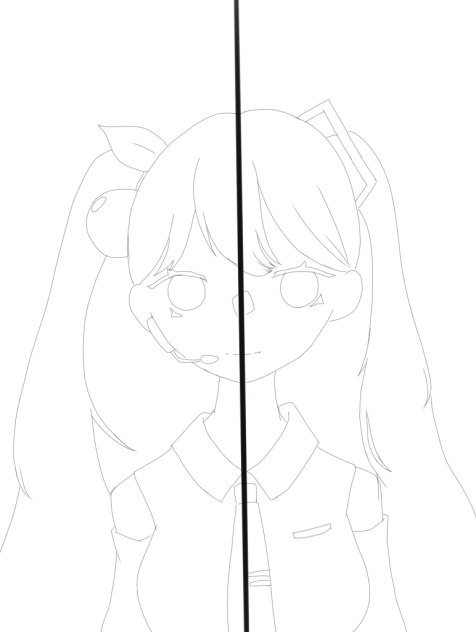 線画✨  合作用