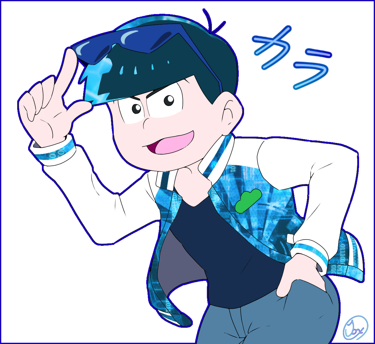 おそ松さん 一松 スタジャン おそ松さん 松スタジャン(カラ松/M)