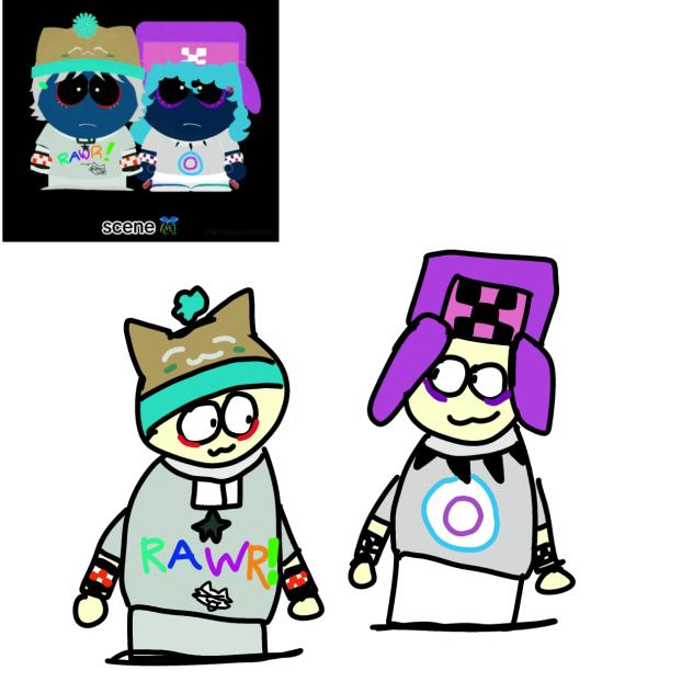 scene stan and scene kyle - ibisPaint
