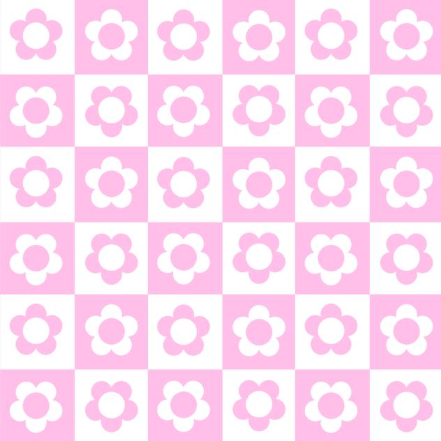 Y2K flower Background mono color 1