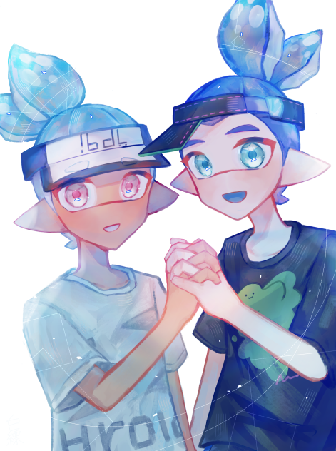 ( ・∇・)🩵💙(・∀・ )
