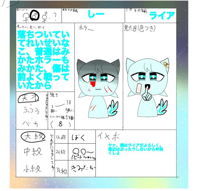 描いたよ　シュプランキーさん3