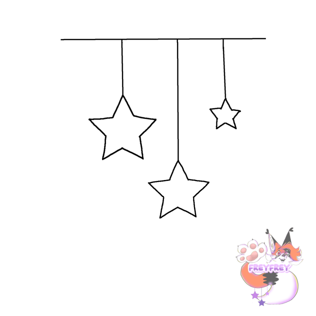 The stars on Foxxy’s watermark