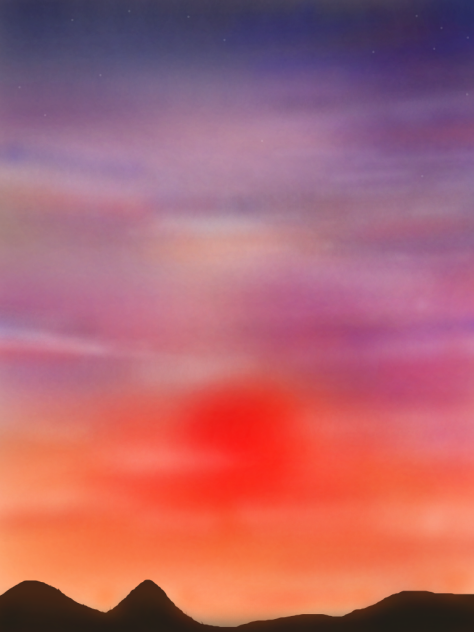 夕暮れ