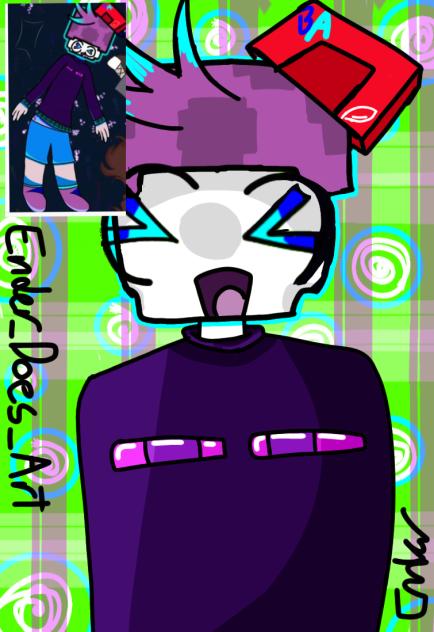 Drawing Geometry Dash Ender