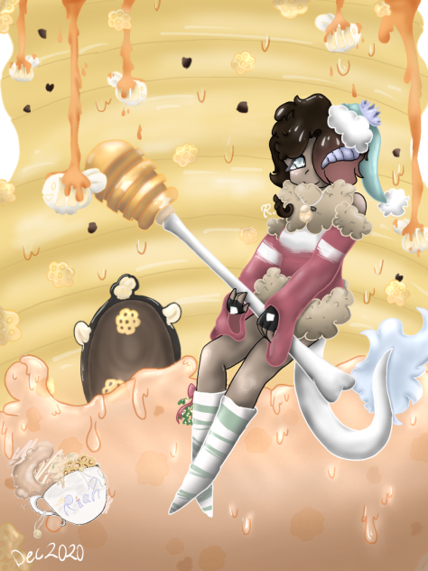 🍯Honeycomb Christmas - Speedpaint🍯