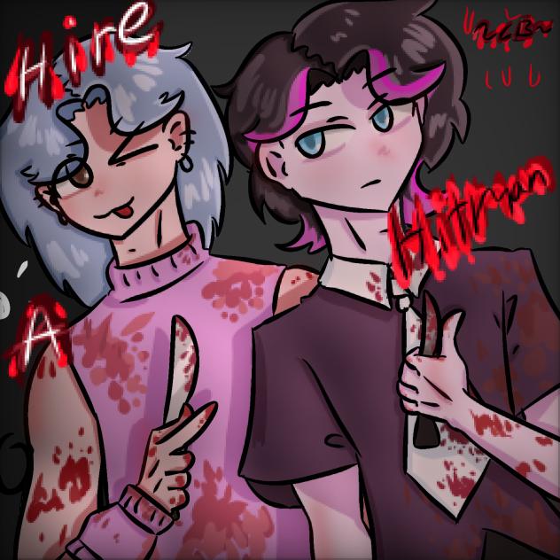 Fanartttt (cartoonish blood)