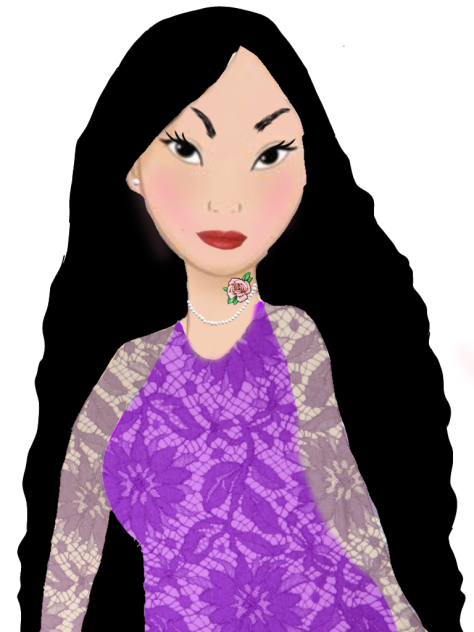 How to glow up Mulan Using Ibis paint x