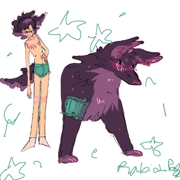 werewolf guy dude silly