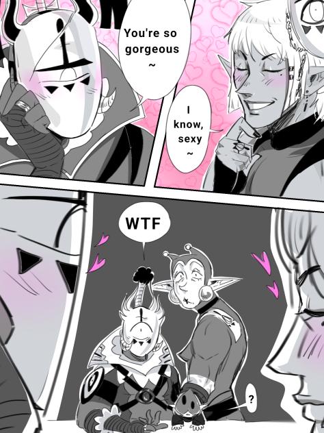 Sooga & Salem flirting