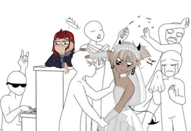 funny wedding collab