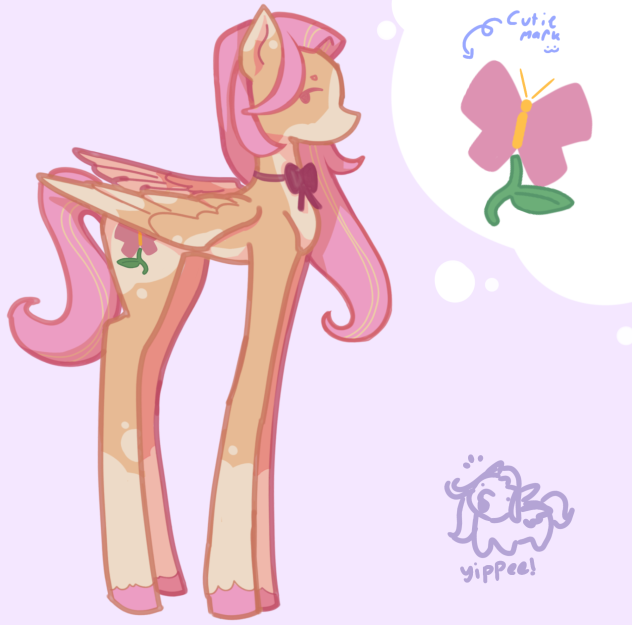 fluttershy redesign thing
