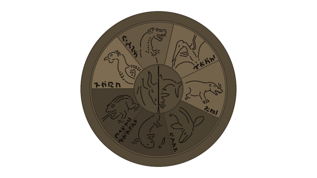 Late Cretaceous Animal Emblem2