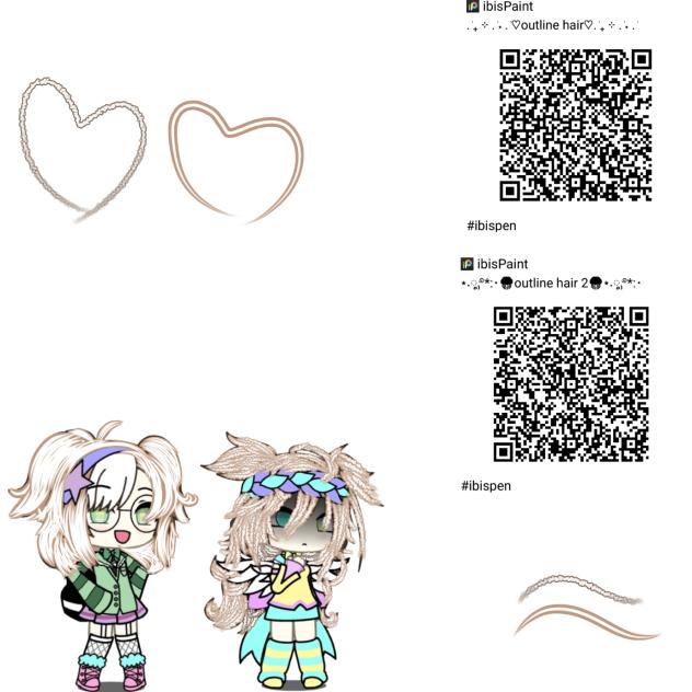 outline hairs