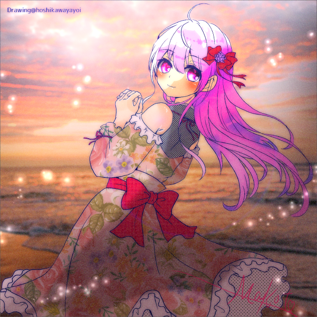 ヤヨイさんの線画ありがとうですた！！