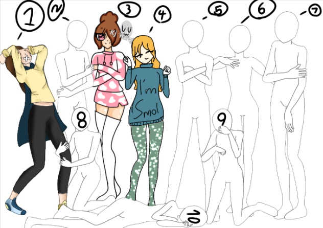poses collab UvU - ibisPaint
