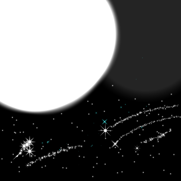 Moon star 💫 별 - ibisPaint