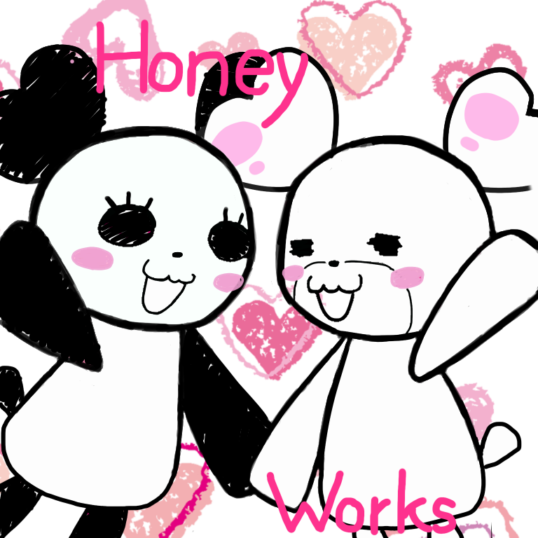 ハニワ クマパン イラスト ぬいぐるみ クマパン ハニワ honeyworks