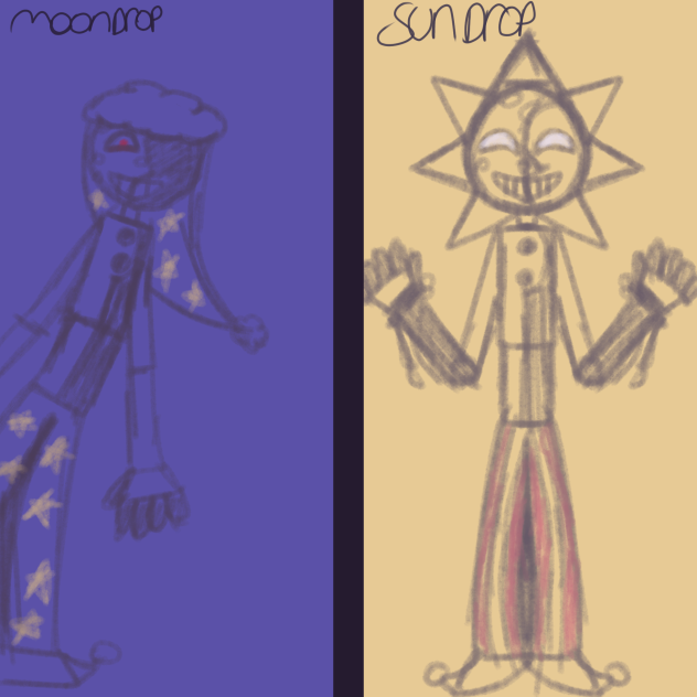 Sun and moon - ibisPaint