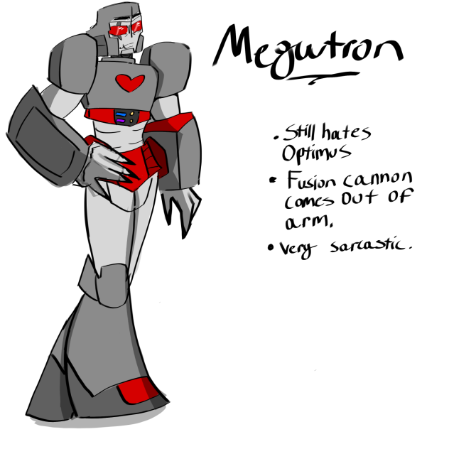 Megatron True Heroes AU Design