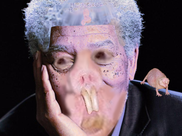 Morgan Freeman Mole Photoshop
