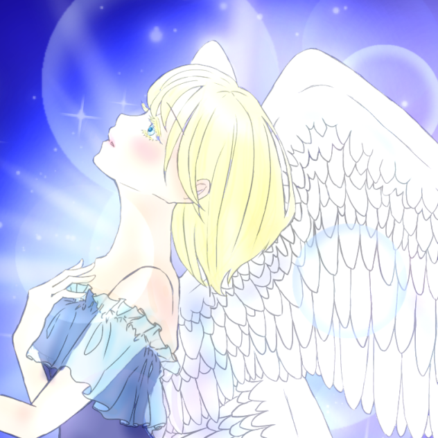 まめ様の線画を塗らせていただきました！