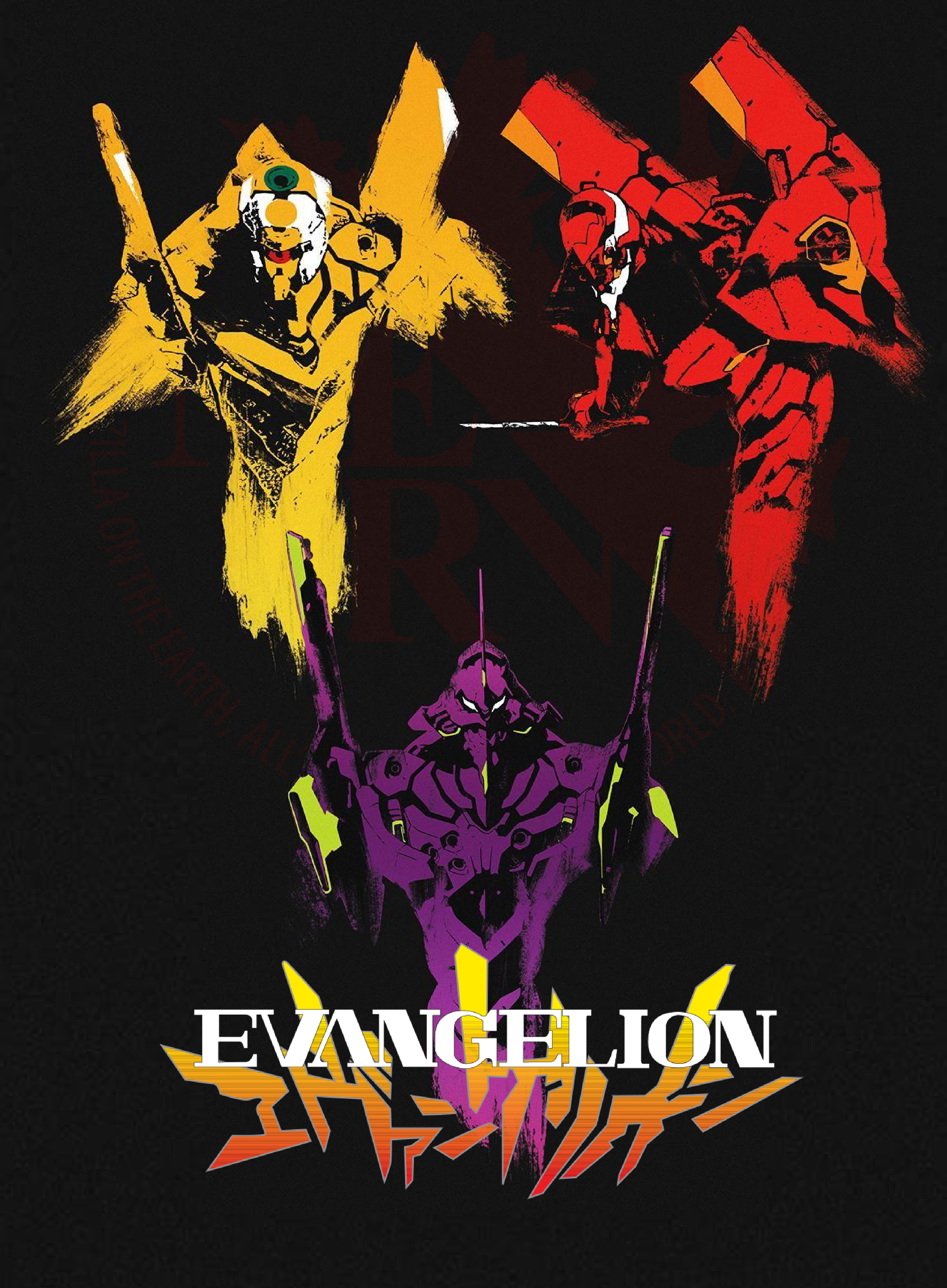 capa de caderno de Evangelion - ibisPaint