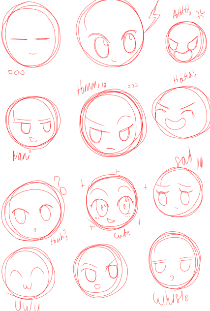 Collab Emoji Anime face