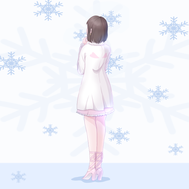 雪の女の子