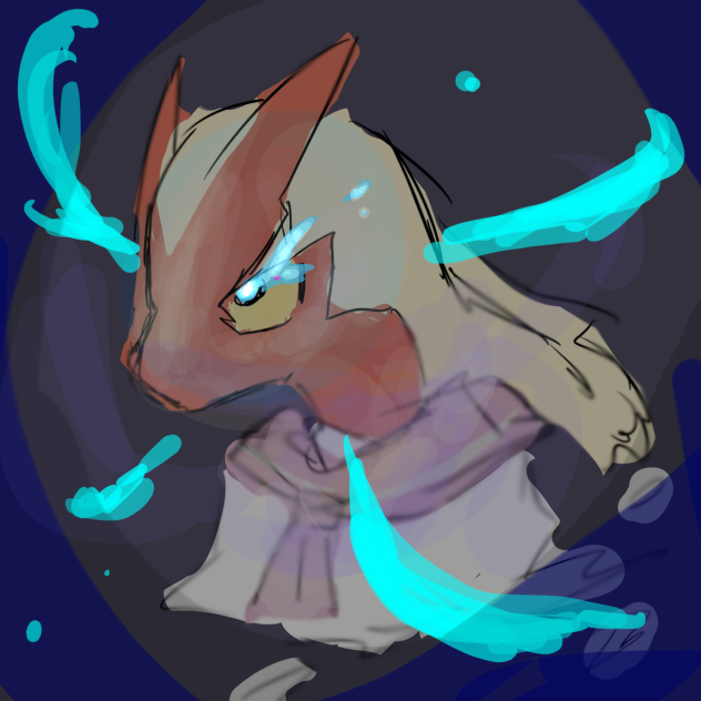 バシャーモを描きたかったんだ…