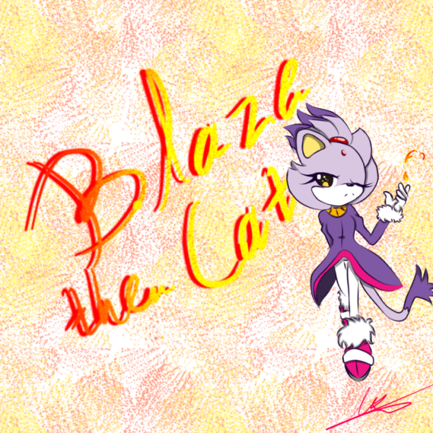 Blaze the Cat - ibisPaint