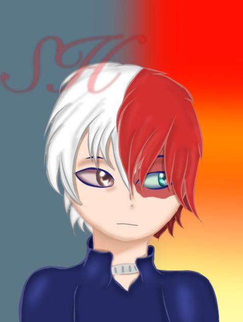Shoto Todoroki fan art