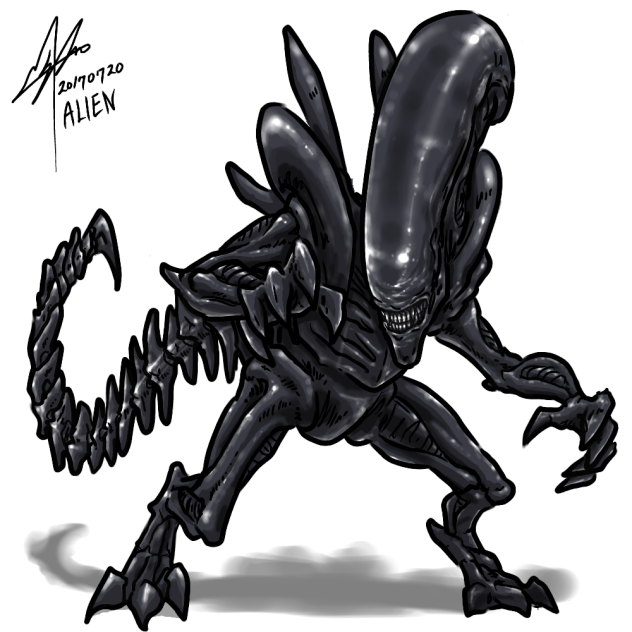 Alien - ibisPaint
