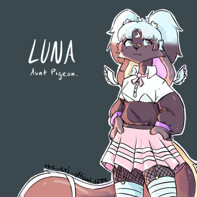 Luna requested by Aunt Pigeon