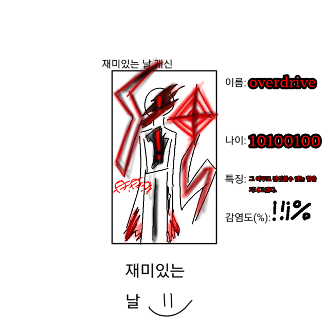 재미있는 날 캐신 제출