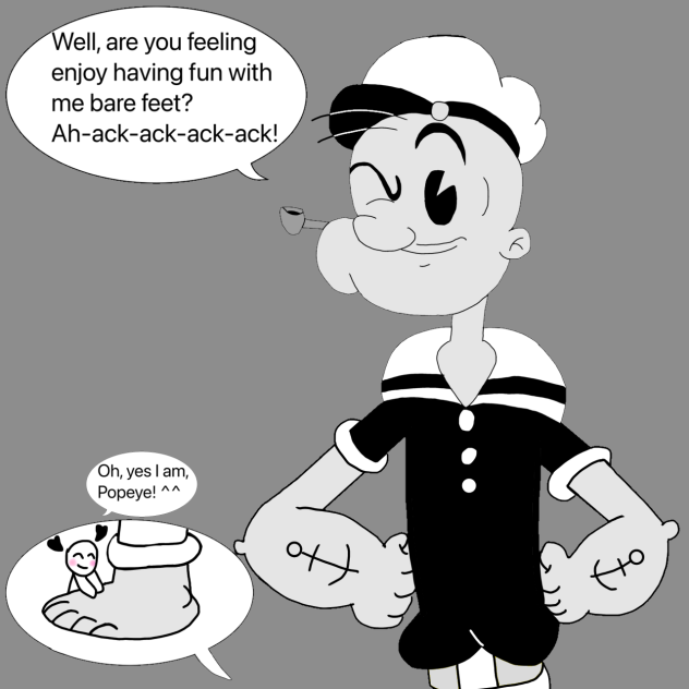 Popeye’s Foot Hugs