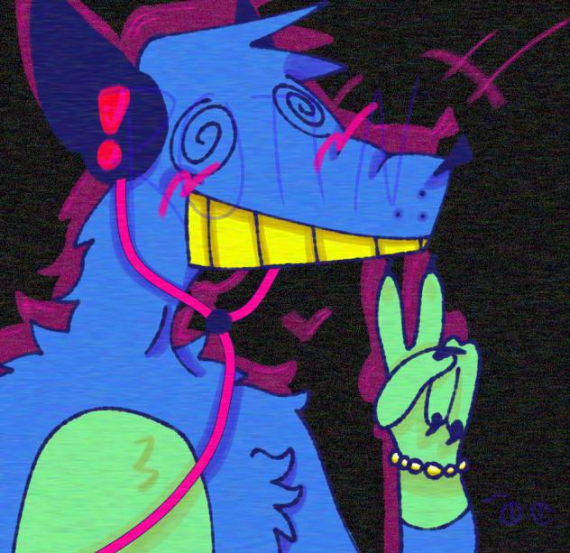 more funky colors 🚬🐴