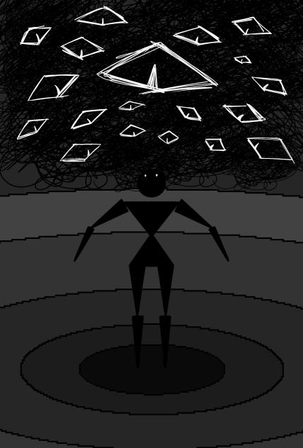 They stare and make no sound