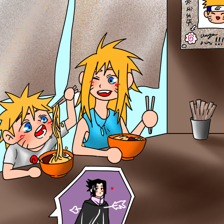 Наруко и Наруто - ibisPaint