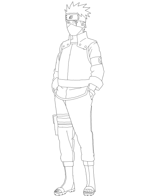 Drawing Kakashi