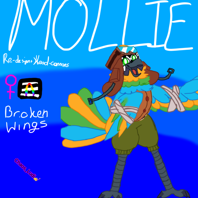 Mollie Re-design (and head-cannons)