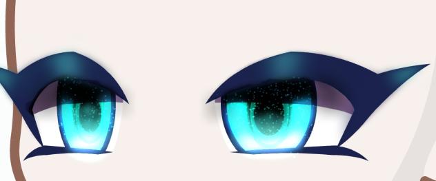 New gacha eye editing style