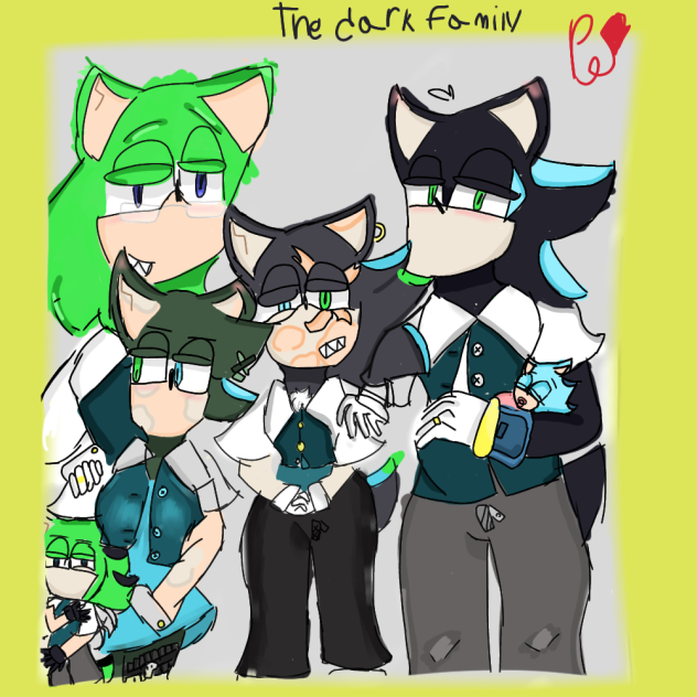 the dark's family photo!