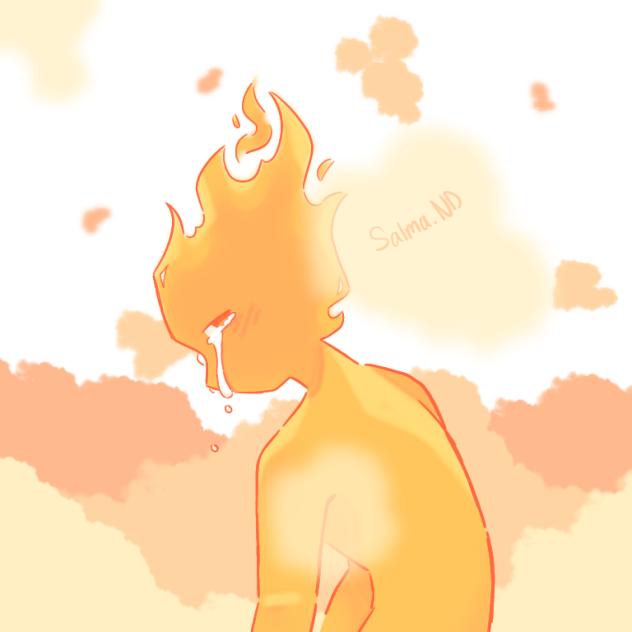 fire crying