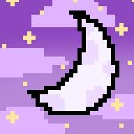 calming moon 🌙💜🌝