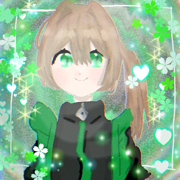 🍀☘️green girl💚🌱